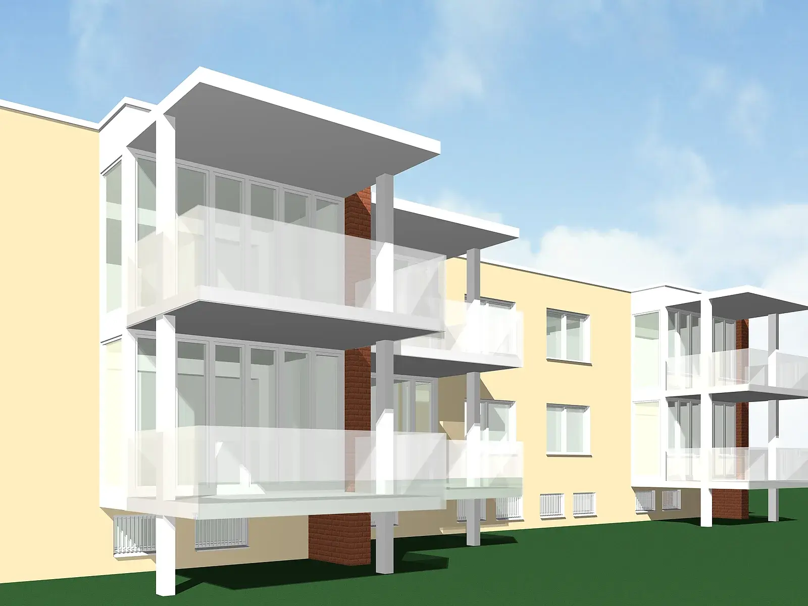 Projektfoto Mehrfamilienhäuser Bad Homburg
