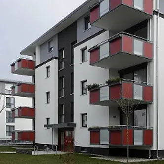 Projektfoto Wohnanlage Hennigsdorf, Neubau mit Geothermie