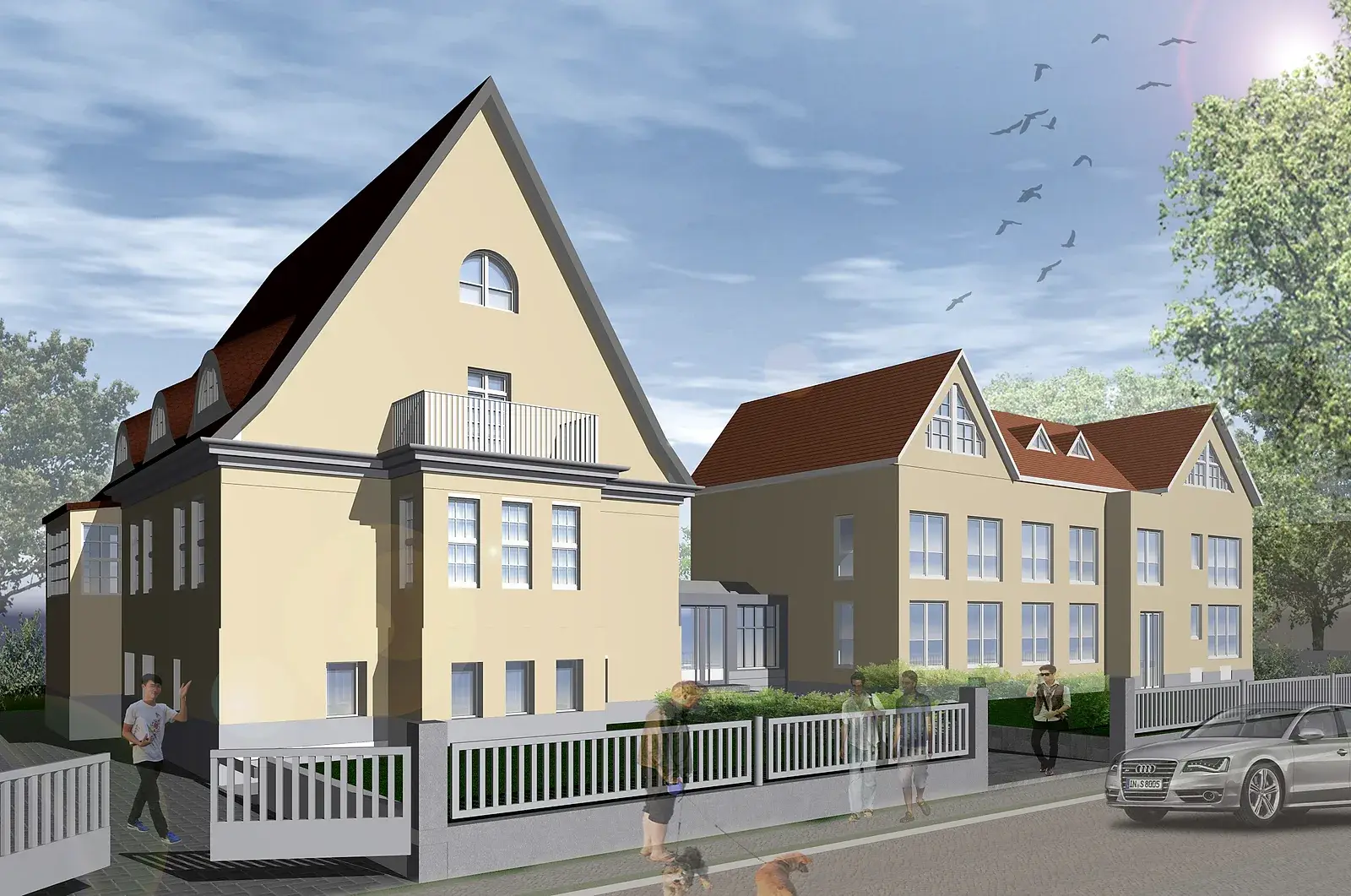 Projektfoto Verwaltungsgebäude Schellendorfstraße, DGNB Gold